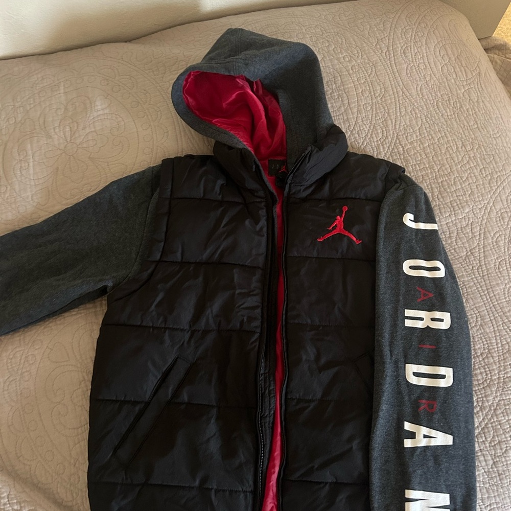 Jordan Red and Black Jacket